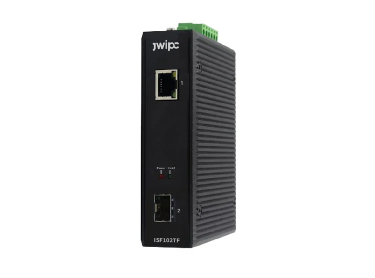 ISF102TF-P Industrial Fast Ethernet 30W PoE Media Converter